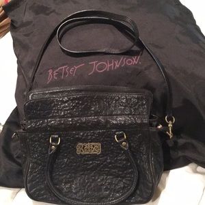 Betsy Johnson leather bag.
